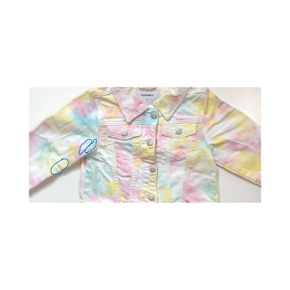 JACKET, 2T, OLD NAVY, tie dye - Picture 3 of 4